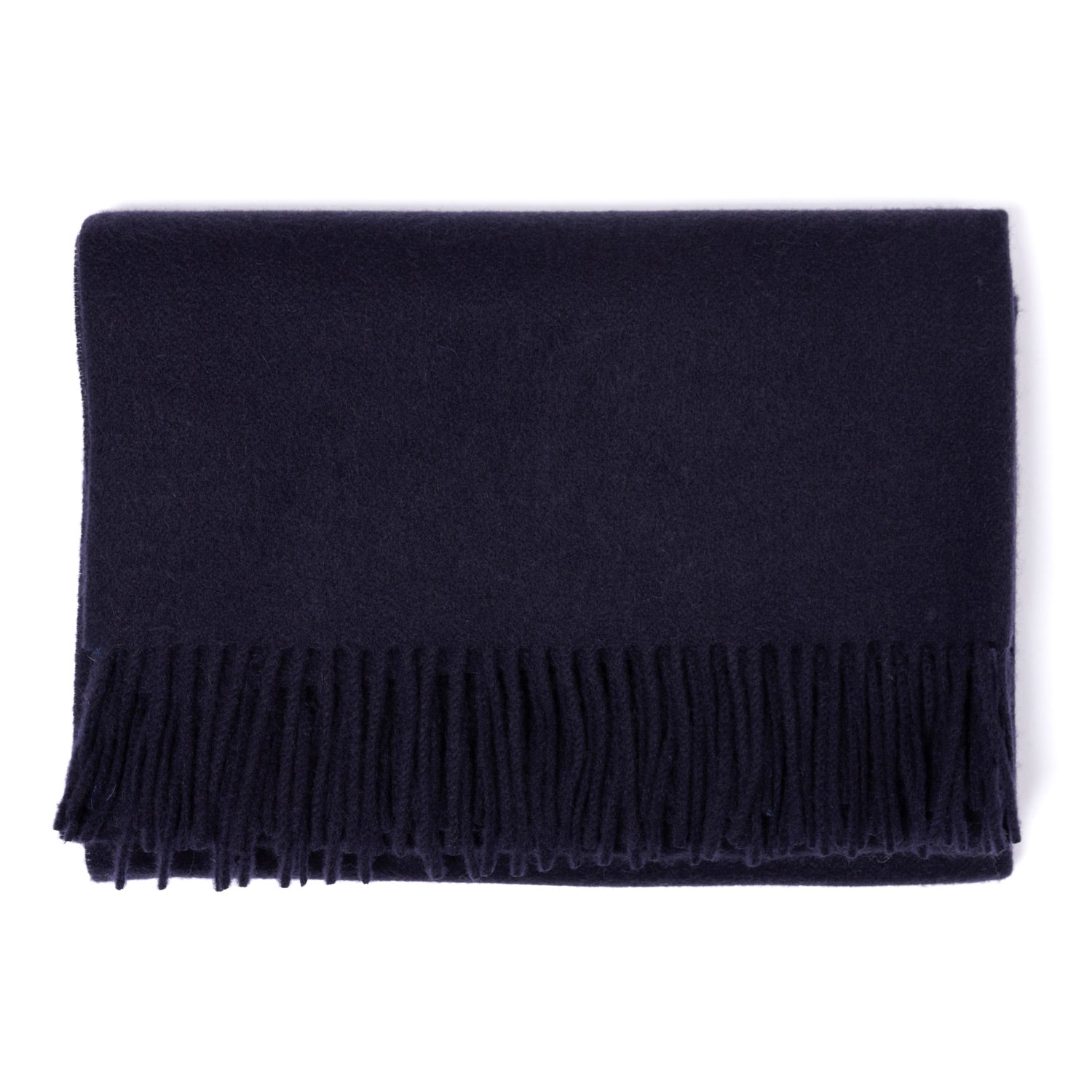 Joshua Ellis x MJ: Ripple Plain Stole Scarf in Pure Scottish Cashmere